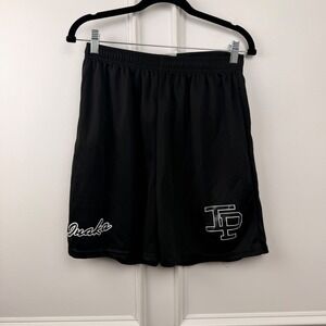 Inaka Power IP Basic Mesh Shorts Mens Black Athletic Gym Basketball Shorts Small